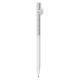 Esferográfica Swarovski Crystalline Modelo octagonal Floco de neve Branco Lacado a branco