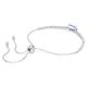 Pulseira Swarovski Matrix Tennis Combinação de lapidações Azul Lacado a ródio