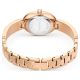 Relógio Swarovski Crystal Rock Oval Fabrico suíço Bracelete Swarovski em cristal Cinzento Acabamento em rosa dourado
