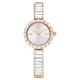 Relógio Swarovski Matrix Bangle Fabrico suíço Bracelete em cristal Tom Dourado rosa Acabamento em rosa dourado