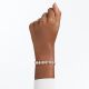 Bracelete Swarovski Tennis Una Angelic Lapidação redonda Pavé Média Branca Lacado a rosa dourado