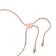 Pulseira Swarovski Stella Combinação de Lapidações Estrela Branca Lacado a Rosa Dourado