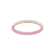 Bracelete Swarovski Stone Rosa Acabamento em Rosa Dourado