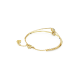 Bracelete Swarovski Stilla Combinação de Lapidações Multicor Lacado a Dourado