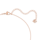 Pingente Swarovski Stone Rosa Lacado a Rosa Dourado