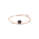 Bracelete Swarovski Ginger Cinzenta Lacado a Rosa Dourado