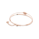 Bracelete Swarovski Ginger Cinzenta Lacado a Rosa Dourado