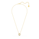 Pingente Swarovski Bella V Lapidação Redonda Dourado Lacado a Dourado
