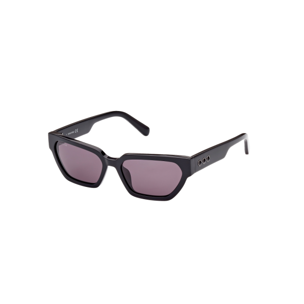 Óculos de Sol Swarovski , Olho de Gato Estreito, Sk0348 01A, Preto