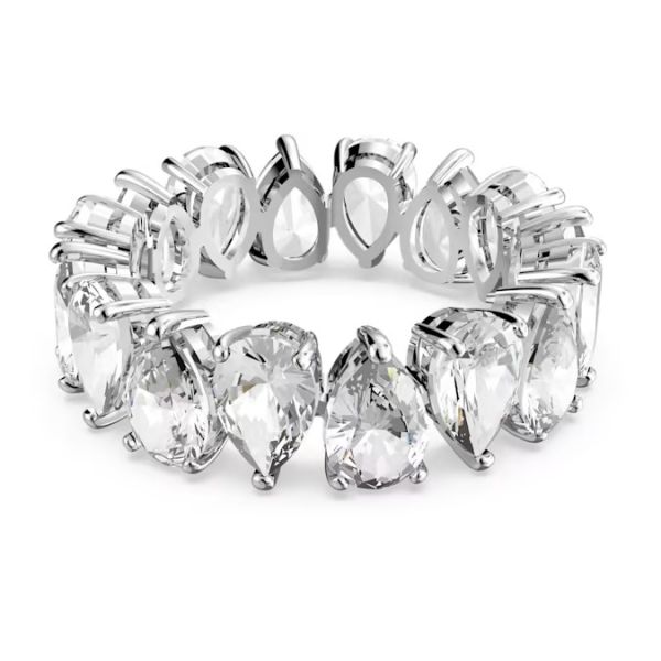 Anel Swarovski Vittore gota Branco rodio