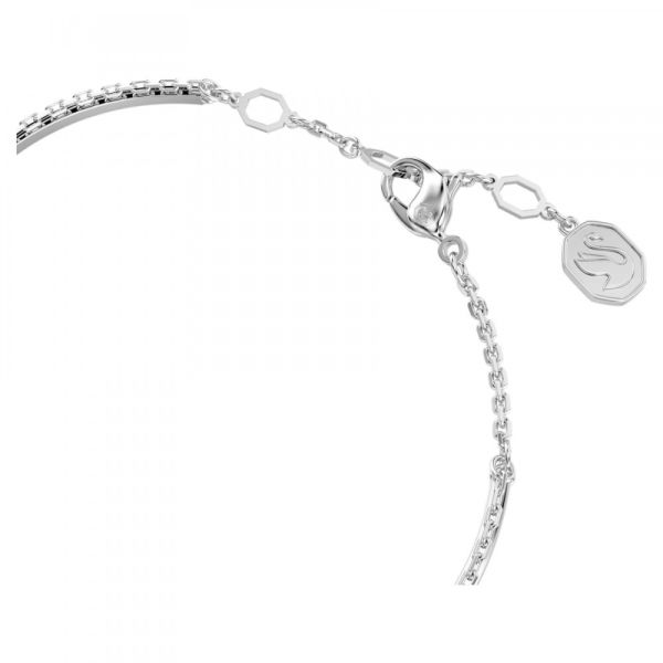 Bracelete Swarovski Meteora Branca Lacado a Ródio