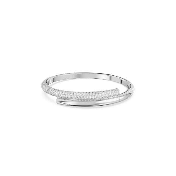 Bracelete Swarovski Dextera Fecho Magnético Branca Lacado a Ródio