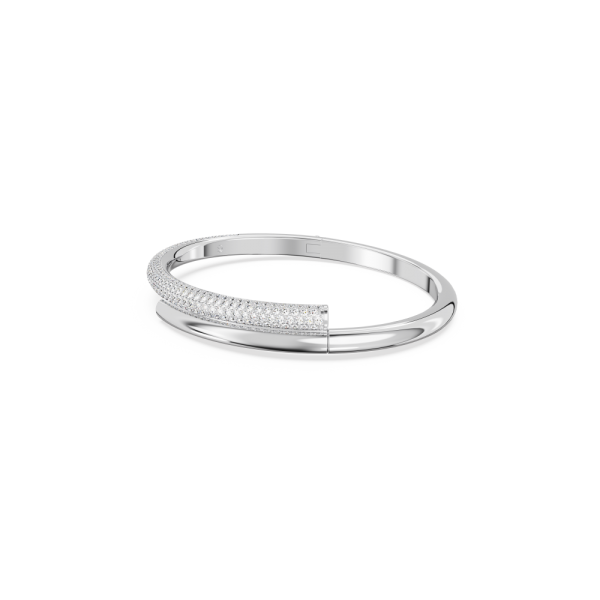 Bracelete Swarovski Dextera Fecho Magnético Branca Lacado a Ródio