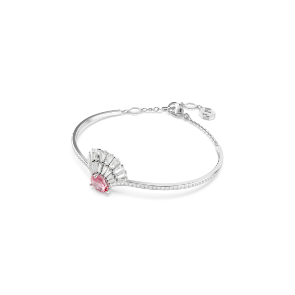 Bracelete Swarovski Idyllia Concha Rosa Lacado a ródio