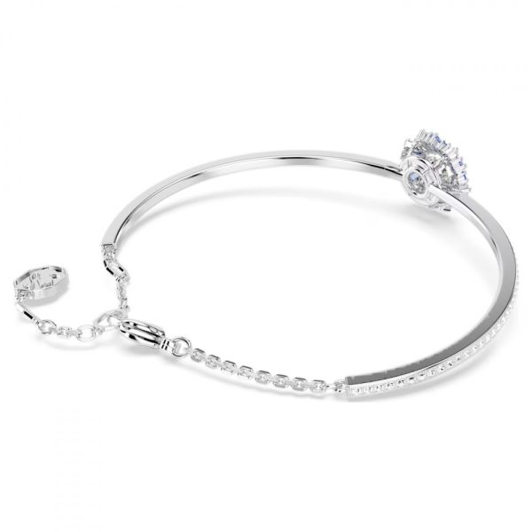 Bracelete Swarovski Idyllia Flor Azul Lacado a ródio