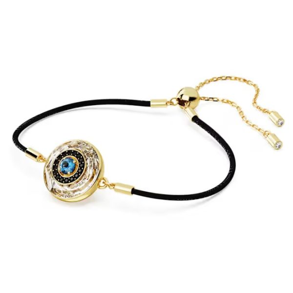 Pulseira Swarovski Symbolica Olho grego Multicor Lacado a dourado