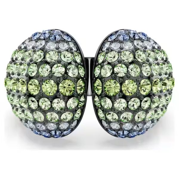 Anel Swarovski cocktail Sublima Lapidação redonda Multicor Lacada a ródio 55