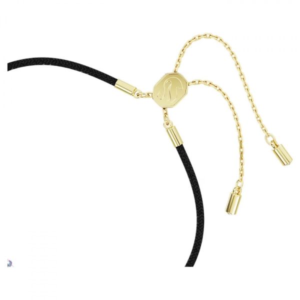 Pulseira Swarovski Good Luck Trolls Troll Branca Lacado a dourado M