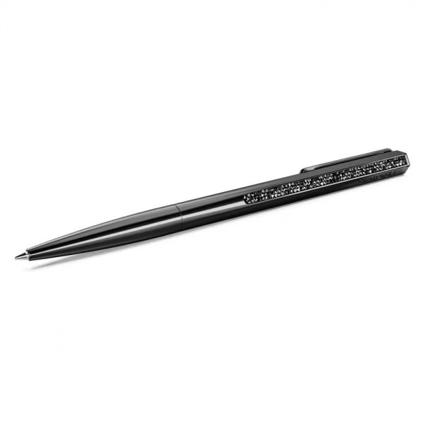 Esferográfica Swarovski Crystal Shimmer Preta Lacado a preto