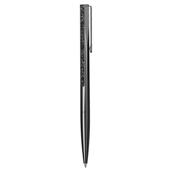 Esferográfica Swarovski Crystal Shimmer Preta Lacado a preto