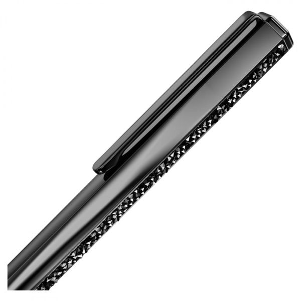 Esferográfica Swarovski Crystal Shimmer Preta Lacado a preto