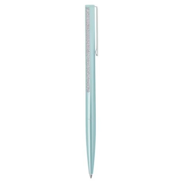 Esferográfica Swarovski Crystal Shimmer Lacado a Azul Cromado