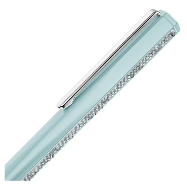 Esferográfica Swarovski Crystal Shimmer Lacado a Azul Cromado