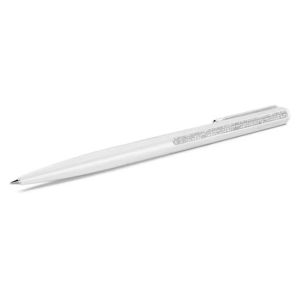 Esferográfica Swarovski Crystal Shimmer Lacado a Branco Cromado