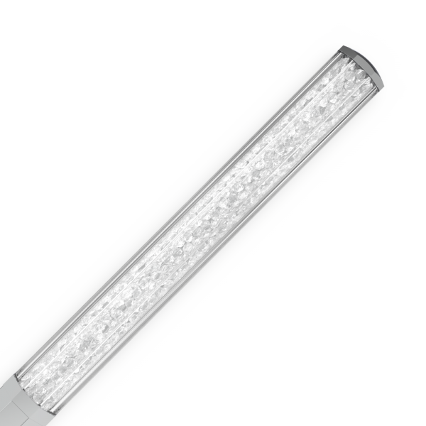 Esferográfica Swarovski Crystalline Modelo Octagonal Prateado Cromado