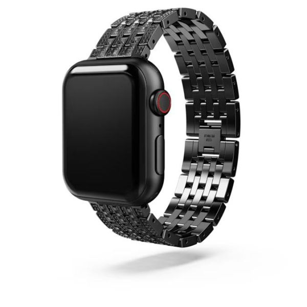Bracelet Swarovski tipo princesa Sparkling Para o Apple Watch® 40 mm & 41 mm Acabamento a preto