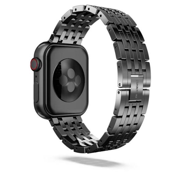 Bracelet Swarovski tipo princesa Sparkling Para o Apple Watch® 40 mm & 41 mm Acabamento a preto