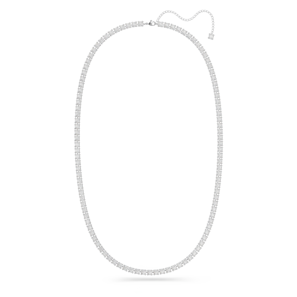 Cinto Swarovski Lapidação Quadrada Branco Lacado a Ródio