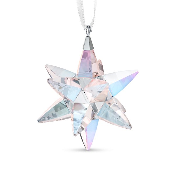 Estrela Decorativa Swarovski Brilhante Média