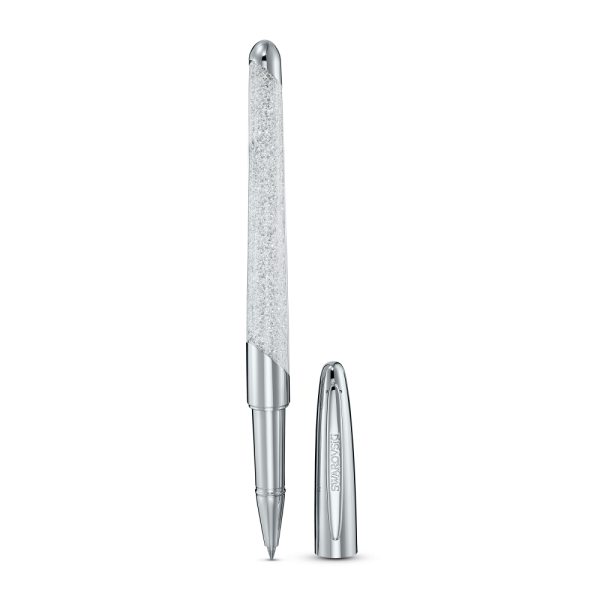 Esferográfica Swarovski Crystalline Nova Prateado Cromado