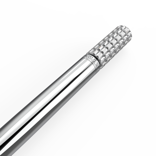 Esferográfica Swarovski Prateado Cromado