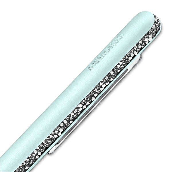 Esferográfica Swarovski Crystal Shimmer Verde Lacado a Verde Cromado