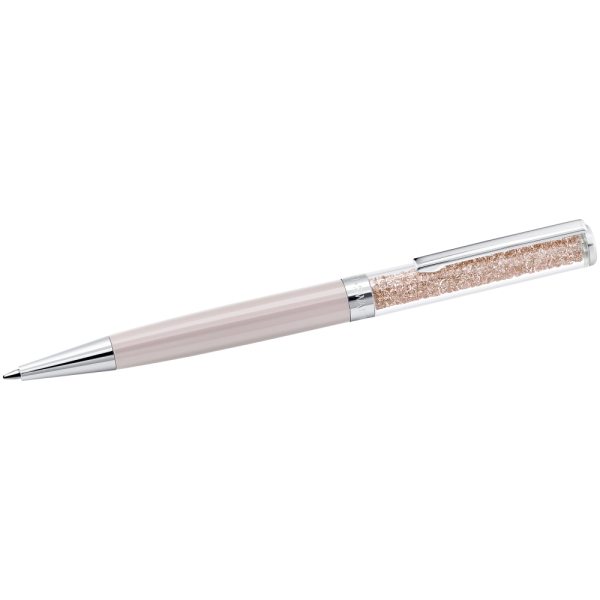 Esferográfica Swarovski Crystalline Rosa Lacado a Rosa Cromado