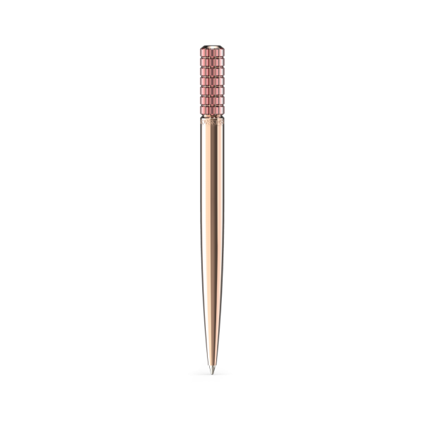 Esferográfica Swarovski Rosa Lacado a Rosa Dourado