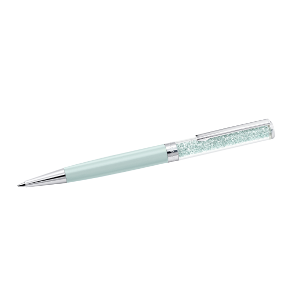 Esferográfica Swarovski Crystalline Verde Lacado a Verde Cromado