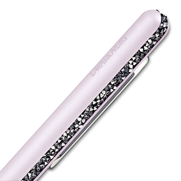 Esferográfica Swarovski Crystal Shimmer Rosa Lacado a Rosa Cromado