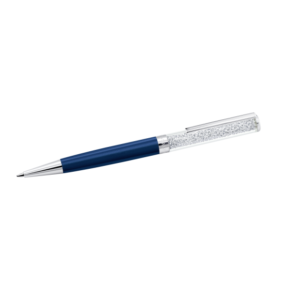 Esferográfica Swarovski Crystalline Azul Lacado a Azul Cromado