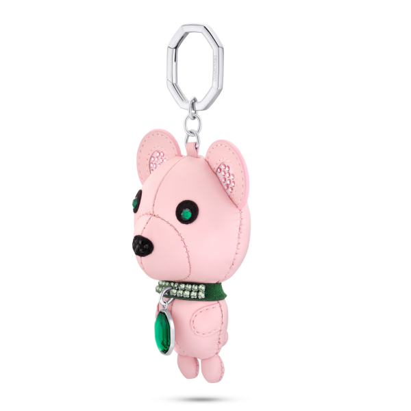 Chaveiro Swarovski Icons Urso Multicor Aço Inoxidável