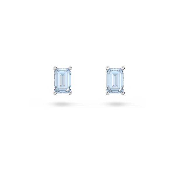 Brincos Swarovski Stud Stilla Lapidação Cushion Multicor Lacado a Ródio