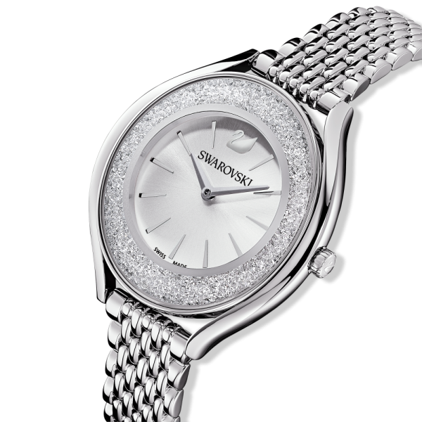 Relógio Swarovski Crystalline Aura Prateado Aço Inoxidável