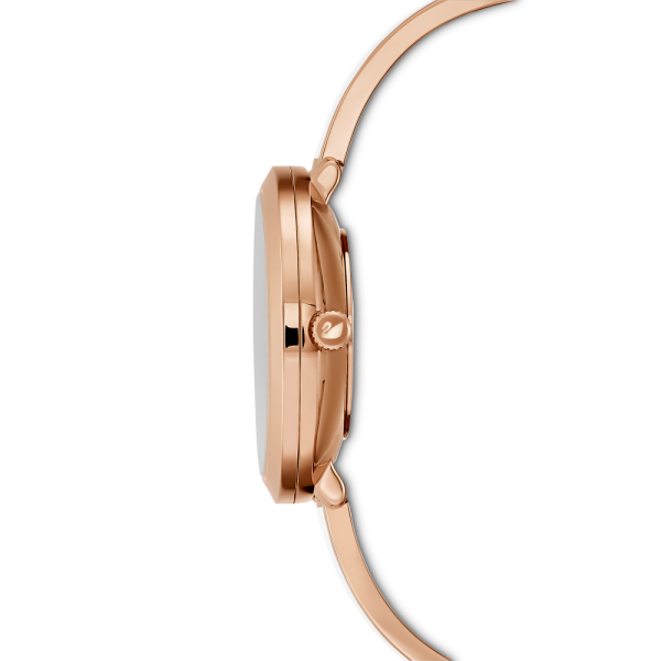 Relógio Swarovski Crystalline Delight Branco Acabamento em Rosa Dourado