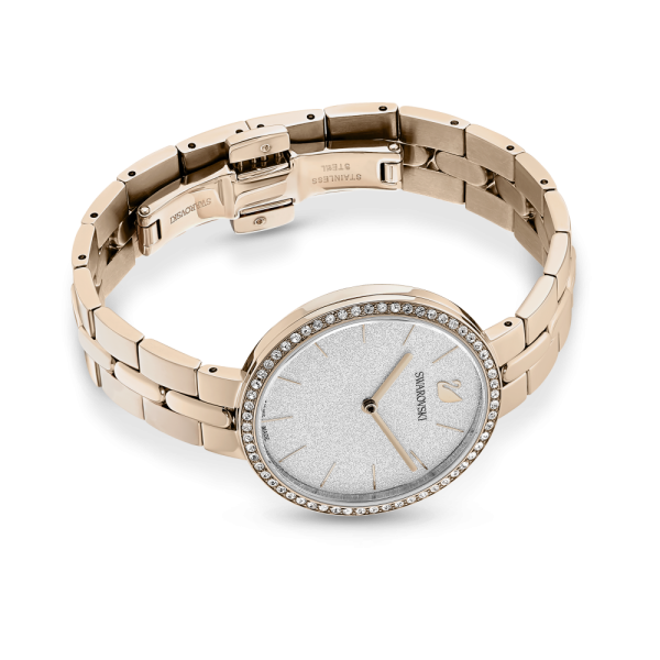 Relógio Swarovski Cosmopolitan Dourado Acabamento em Champanhe Dourado