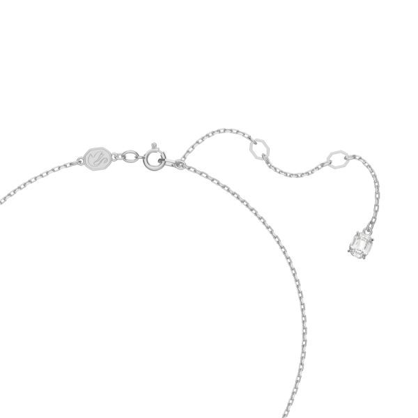 Conjunto Swarovski Constella Lapidação Redonda Branco Lacado a Ródio