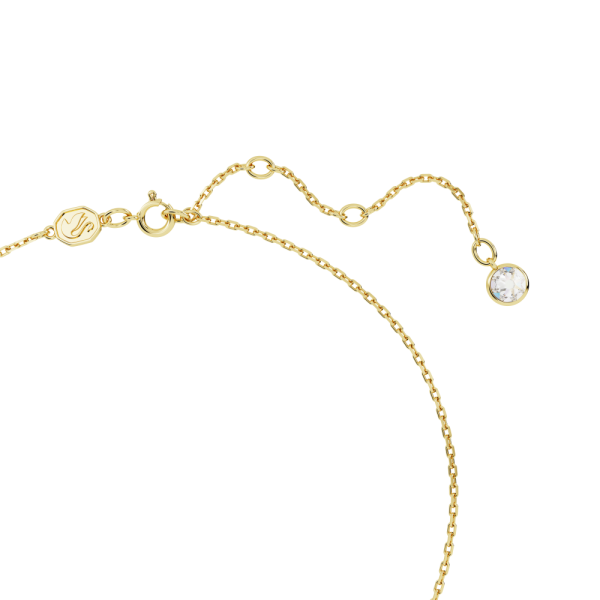 Pingente Swarovski Stilla Lapidação Pera Verde Lacado a Dourado