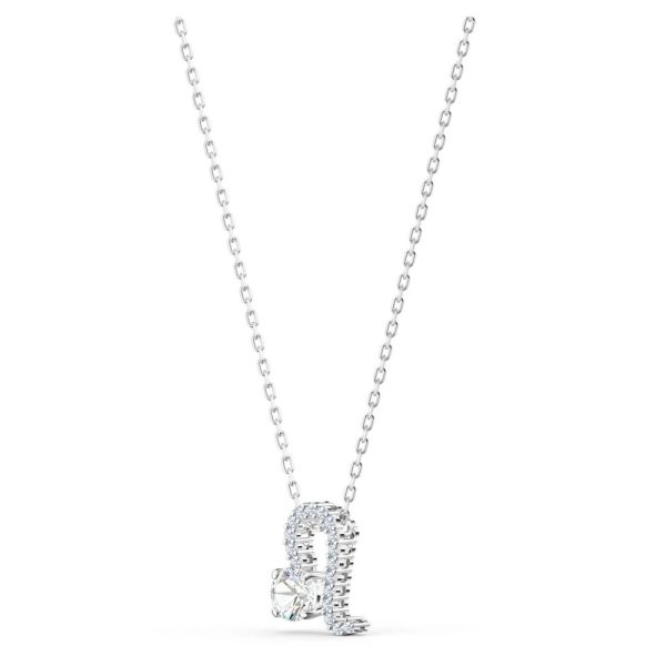 Pingente Swarovski Zodíaco II Leo Branco Acabamento em metal misto