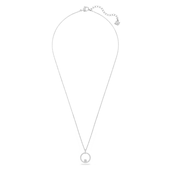 Pingente Swarovski Creativity Branco Lacado a Ródio
